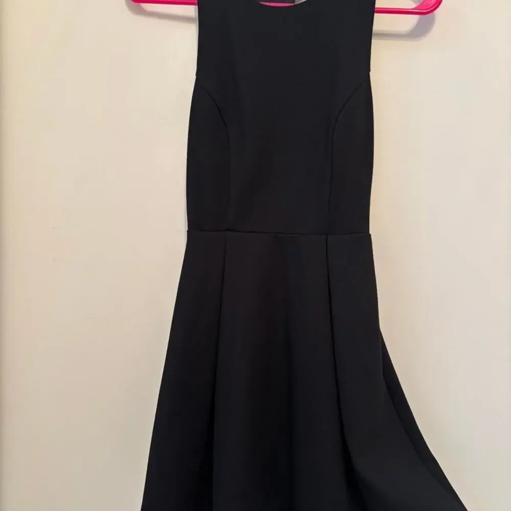 Lulus black mini dress with